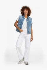 Ferelith Weste | Denim Hellblau