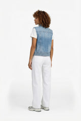 Ferelith Weste | Denim Hellblau
