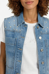 Ferelith Weste | Denim Hellblau