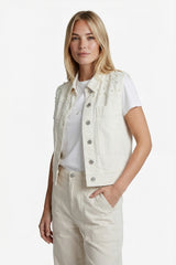 Gala vest | Ecru