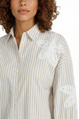 Lumi blouse | Offwhite/Nude Oat