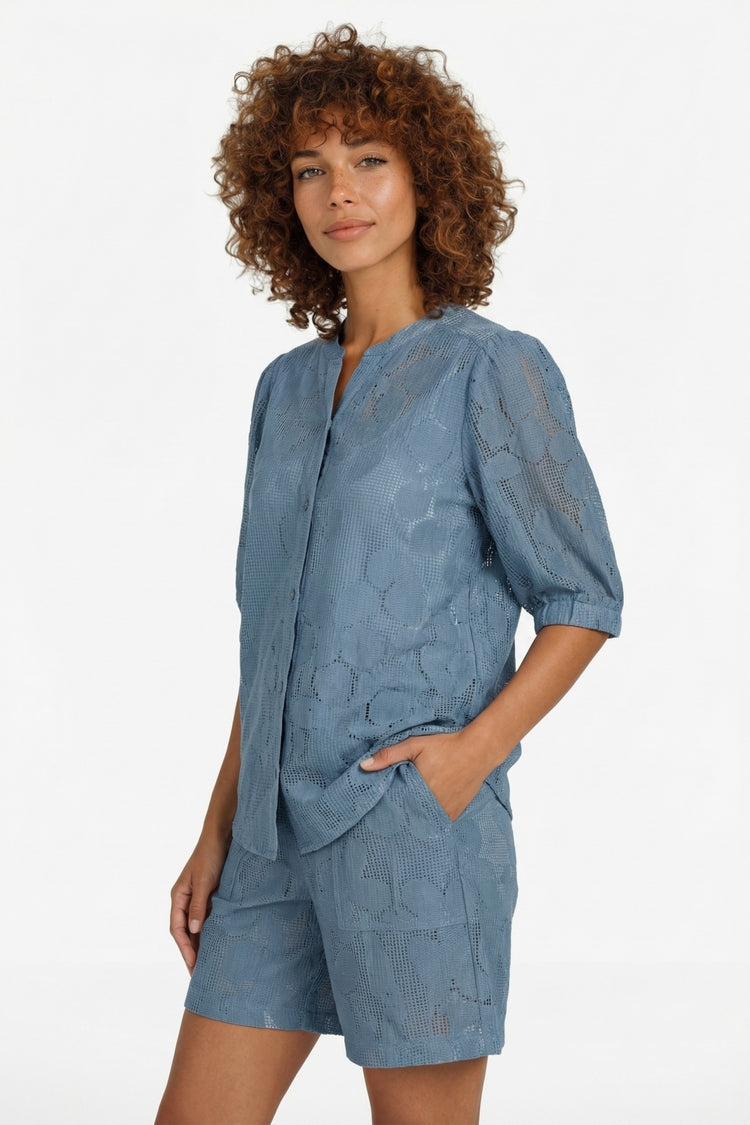 Ylfa blouse | Light Jeans Blue