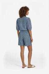 Ylfa blouse | Light Jeans Blue