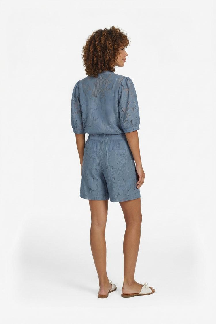 Lilja short | Light Jeans Blue
