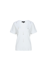 Eerika T-shirt | Offwhite