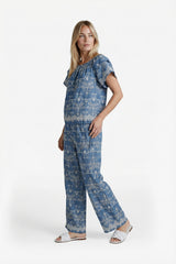 Fallon Top | Denim Mid Blue