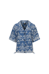 Maeva Blouse | Denim Mid Blue
