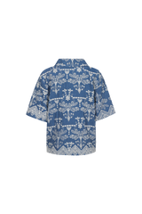 Maeva Blouse | Denim Mid Blue