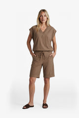 Babet short | Walnut