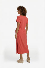 Vendela jurk | Cranberry