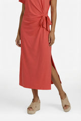 Vendela jurk | Cranberry
