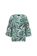 Wilhelmine top | Sand/Vintage Green