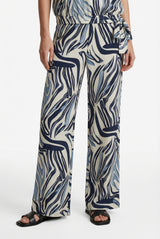 Sigrid broek | Sand/Light Jeans Blue