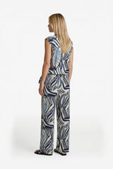 Sigrid broek | Sand/Light Jeans Blue