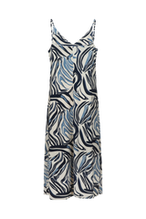 Thyra Kleid | Sand/Light Jeans Blue
