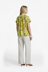 Nanna blouse | Cyber Lime/Walnut