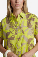 Nanna blouse | Cyber Lime/Walnut