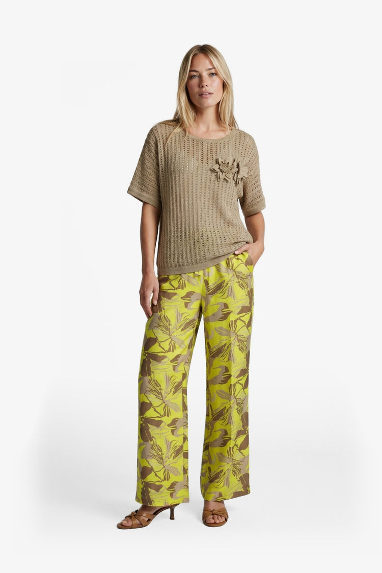 Ilsebel Hose | Cyber Lime/Walnut