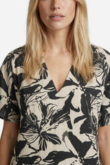 Oline dress | Black/Sand