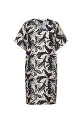Oline dress | Black/Sand