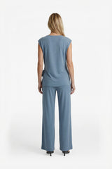 Cilja top | Light Jeans Blue