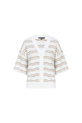 Helmi vest | Wool White/Kint Camel