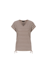 Kiska Top | Wolle Weiß/Sahara