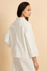Bruni jacket | Offwhite/Black