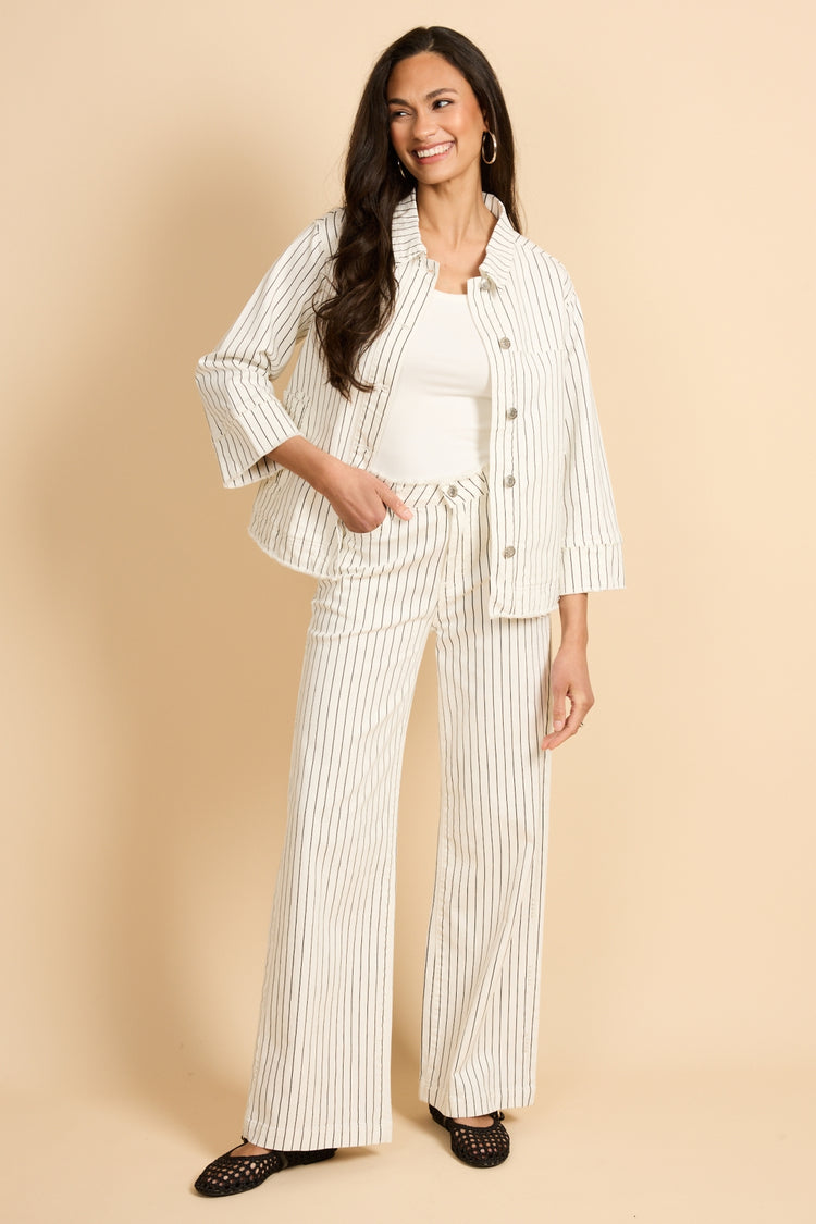 Catori jeans | Off-white/Black