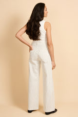 Catori Jeans | Off-White/Schwarz
