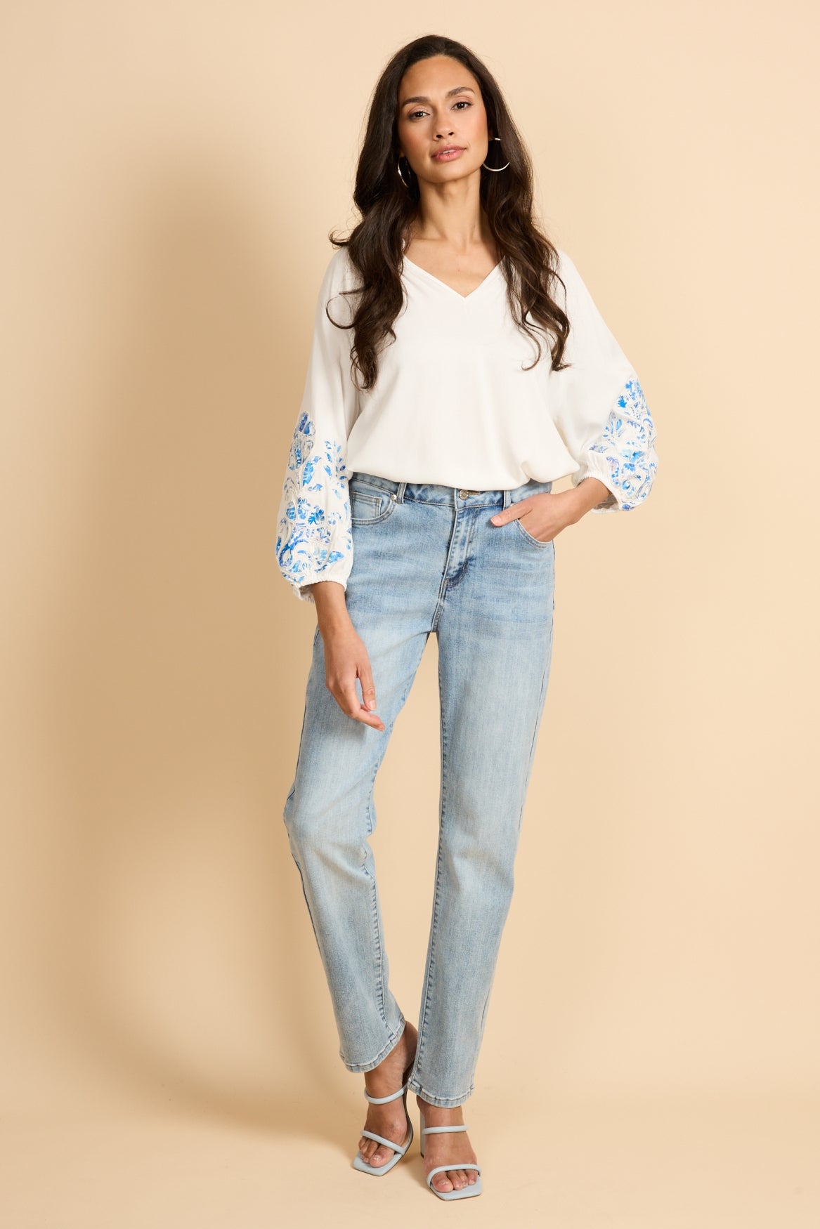 Eliora Jeans | Hellblauer Denim