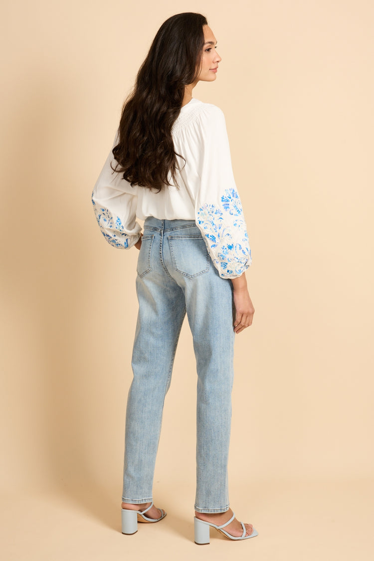 Eliora Jeans | Hellblauer Denim