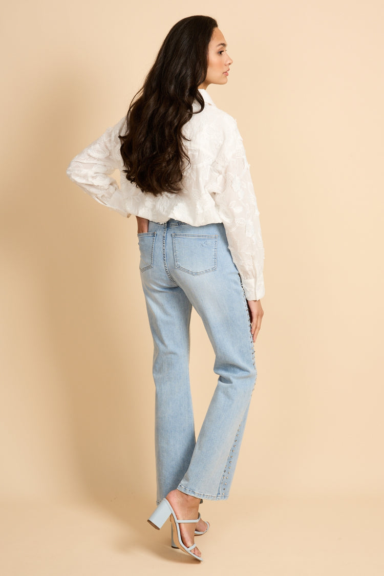 Aminta Jeans | Denim Hellblau