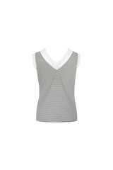 Talitha top | Black/Offwhite