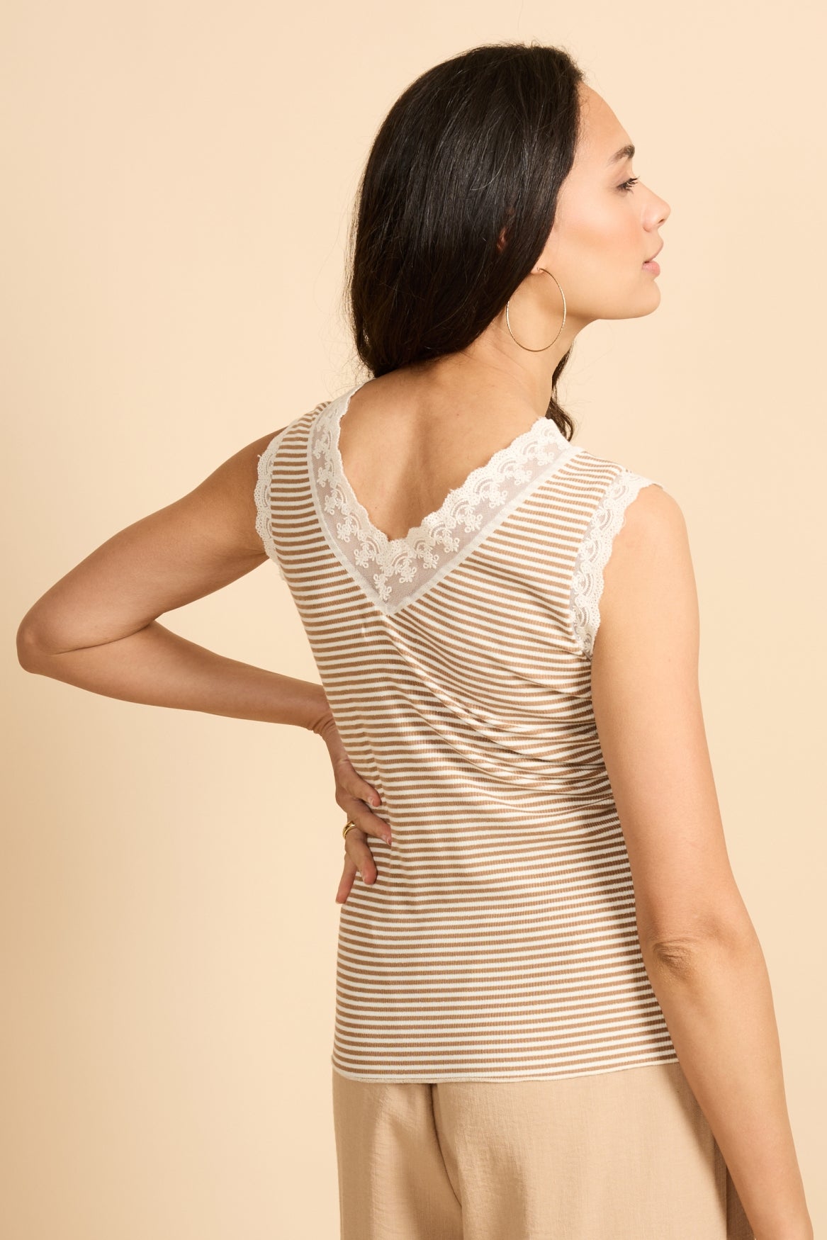 Talitha oben | Kint Camel/Offwhite