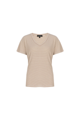 Tirza top | Kint Camel/Offwhite