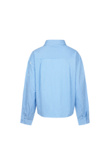 Wenya blouse | Celestial Blue/Offwhite