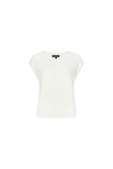 Kalani Top | Wolle Weiß