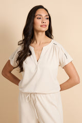 Rheya top | Sand
