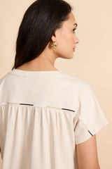 Rheya top | Sand