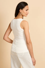 Estrella Top | Offwhite