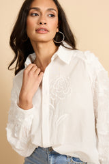Winika blouse | Offwhite