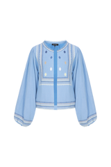 Xanthe blouse | True Blue