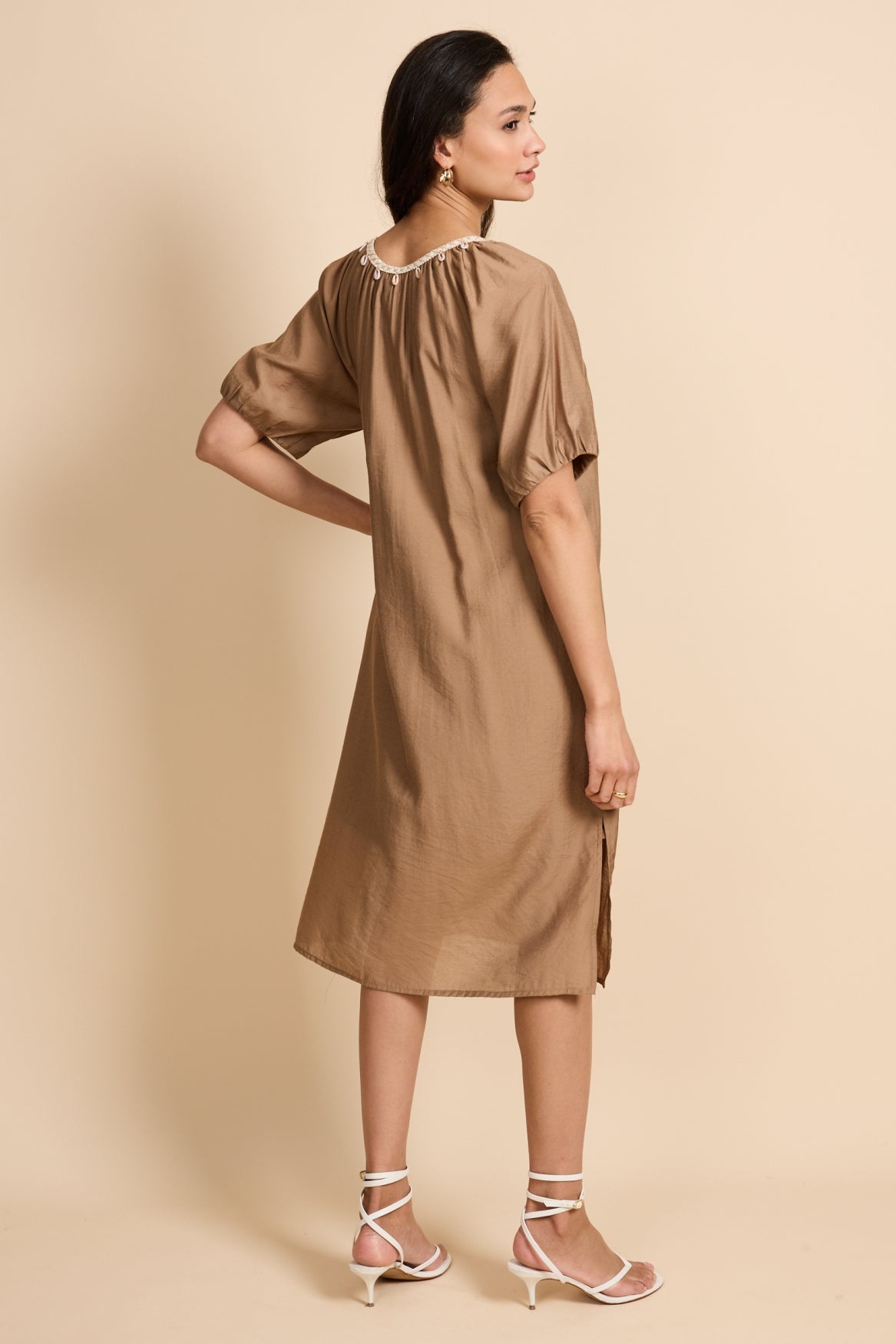 Rita-Kleid | Walnuss