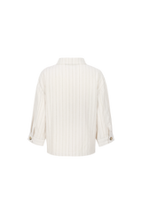 Bellamy-Bluse | Sand/Offwhite