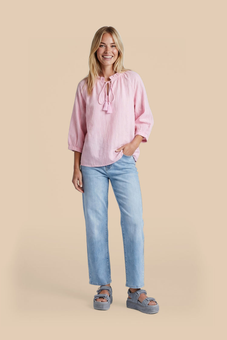 Meliora Bluse | Hübsches Rosa