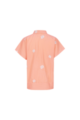 Arlise blouse | Warm Coral/Sand