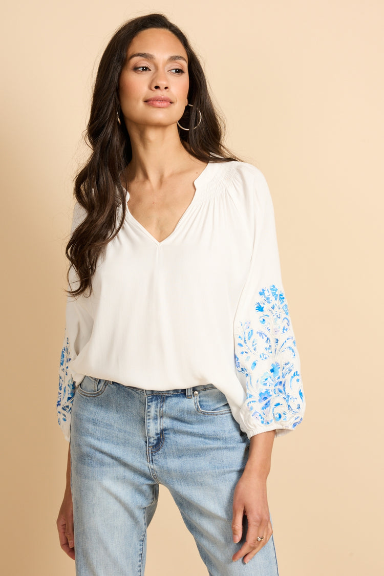 Ysolde Top | Offwhite