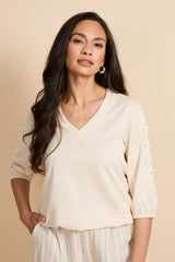 Cyra top | Sand