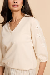Cyra top | Sand